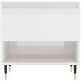  Stolić za kavu sjajni bijeli 50 x 46 x 50 cm konstruirano drvo | shoptok.hr