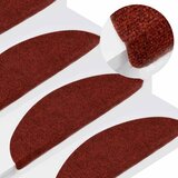  Samoljepljivi otirači za stepenice 15 kom 56x17x3 cm crveni | shoptok.hr