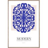 Styler Tiskana slika z okvirjem 60x90 cm Blue Folklore – Cene