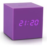 Gingko Electronics Ljubičasta LED budilica Gravity Cube | shoptok.hr