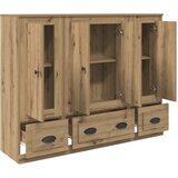  Highboard 3 pcs Umjetnički hrast 132 x 35,5 x 103,5 cm | shoptok.hr