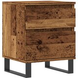 Maison Chic Nočna omarica - Nočna miza Old Wood 40x35x50 cm Inženirski les, (21688693) | Shoptok.si