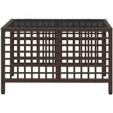  3-dijelni set kutne vrtnih sofa s jastucima smeđi od poliratana | shoptok.hr