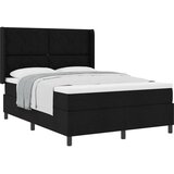 vidaXL Box spring krevet s madracem Crna 140 x 190 cm tkanina | shoptok.hr