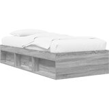  Okvir kreveta s pohranom s policom Siva Sonoma 80 x 200 cm | Eponuda.com