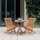  3-dijelni vrtni blagovaonski set od masivne tikovine | shoptok.hr