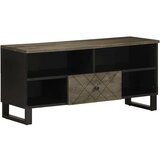TV omarica črna 100x33x46 cm trden mangov les, (21830120) Cene