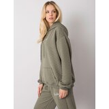 RUE PARIS Sweatshirt-RV-BL-7452.16-khaki | Shoptok.si