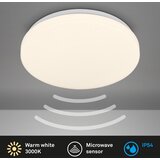 BRILO Stropna rasvjeta LED 24W 1880lm 3000K IP54 senzor O | shoptok.hr