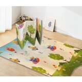 Duck bear sklopiva podloga za igru od pene - forest/meda na biciklu (177x196x1.5cm) | ePonuda.com