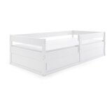  dječji krevet Hugo s kliznom ladicom - 160*80 cm - bijeli | shoptok.hr