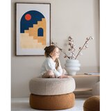 Wigiwama Smeđa vreća za bebe od bouclé tkanine Round – | shoptok.hr