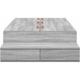  s ladicama Siva Sonoma 80 cm Konstruirano drvo | Eponuda.com