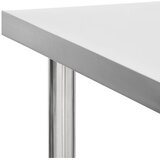  Kuhinjski radni stol s kotačima 100x45x85 cm nehrđajući čelik | shoptok.hr