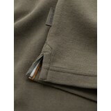 Ombre Button-up neck men's waffle knit longsleeve - olive | Eponuda.ba