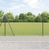  Ograde od lanca s betonskom podlogom 10 x 1,2 m Siva Mreža | Eponuda.ba