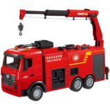  Fire Truck With Crane Remote Control RC Lights Water Huina1:18 | shoptok.hr