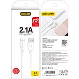 Dudao USB kabel - USB-C 2.1A 1m bel, (21980545) | Shoptok.si