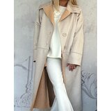 By o la la Beige coat with turn-down collar Cijene