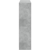  Regal za knjige s vratima boja betona 136x37x142 cm drveni | shoptok.hr