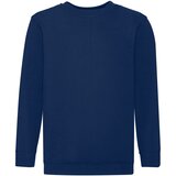 Fruit Of The Loom Granatowa bluza dziecięca Set-In Sweat Cene