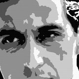 Ručno oslikana POP ART slika GODFATHER 120k80 cm