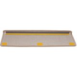  Prostirke za stepenice 15 kom 65x21x4 cm svijetlosmeđe pravokutne rubove | shoptok.hr