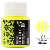 Rosa TALENT fluorescentna akrilna boja za tekstil 20 ml | Razne nijanse | shoptok.hr