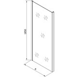 Kolpa San tuš stena luna TSv3D 80/K 3838987560104 | Shoptok.si