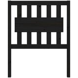  Uzglavlje za krevet crno 80 5 x 4 x 100 cm od masivne borovine | shoptok.hr