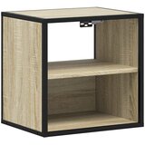  Zidni noćni ormarići 2 kom sonoma hrast 40x31x39,5 cm Smeđa | Shoptok.si