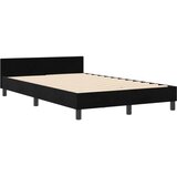 vidaXL Črna Žametna Postelja 120x190 cm, (22048869) | Shoptok.si