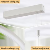 Brilagi - LED prigušiva luster na sajli PORTOFINO LED/98W/230V srebrna + daljinski upravljač | Eponuda.com