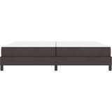 Box spring krevet Tamno smeđa 200 x 200 cm tkanina | shoptok.hr