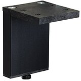 WALTECO Postolje za namještaj Laila (D x Š x V: 4 x 0,1 x 6 cm, Nosivost: 100 kg, Aluminij, Crna) Cijene