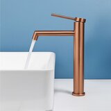 Rea Slavina za umivaonik FOSS Brush Copper HIGH | shoptok.hr
