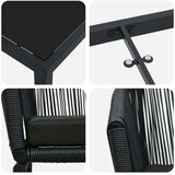 vidaXL 7-dijelni set vrtnih stolova crni poli ratan | shoptok.hr