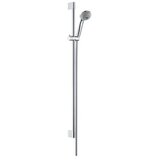 Hansgrohe Crometta 85 tuš set: klizna šipka, ručni tuš, držač sapuna i Metaflex 1600 crevo za ručni tuš 27766000 | ePonuda.com