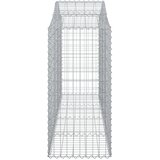  Lučne gabionske košare 14kom 200x50x120/140cm pocinčano željezo | shoptok.hr