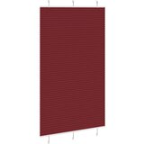  Plisirana zavjesa Bordo crvena 120x200 cm Širina tkanine 119,4 cm Poliester | shoptok.hr