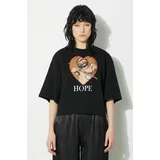 Undercover Pamučna majica Tee za žene, boja: crna, UC1D1892.2