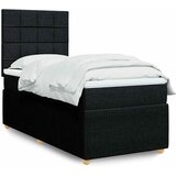 Box spring krevet s madracem crni 90x190 cm od tkanine | shoptok.hr