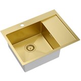 Quadron jekleno pomivalno korito russel 116 gold Cene