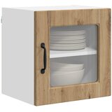  Zidni stakleni ormarić 2 pcs Umjetnički hrast 40 x 31 x 40 cm | shoptok.hr