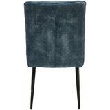 Livetastic STOL, kovina, tekstil modra, črna | Shoptok.si