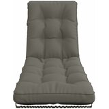  Jastučić za ležaljku VIANEN 100% poliester Siva 200 x 55 x 8 cm | shoptok.hr