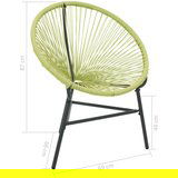  Vrtni stol Acapulco poli ratan zelen - Stol Acapulco, (21475538) | Shoptok.si