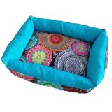 Qushin Jastuk za pse nest gypsy, M/L, Plavo- šareni Cene