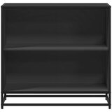 vidaXL Ormar za knjige crni 80,5x35x76 cm izrađeno drvo | shoptok.hr