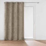 Svetlo rjava zavesa iz šenilje 140x260 cm Leo –